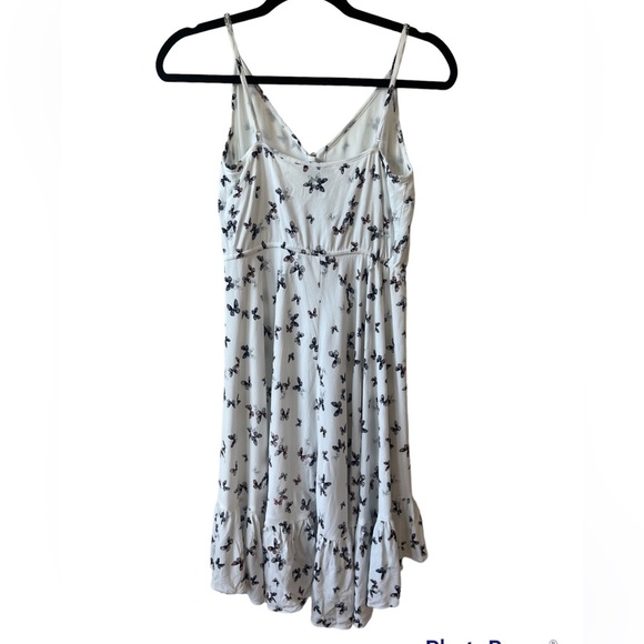 Rails Frida Butterfly Print V-Neck Belted Dress - Picture 6 of 10